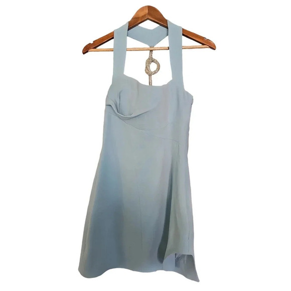 Rachel Gilbert Blaise Mini Dress Blue Size 6 NWT - Picture 2 of 7